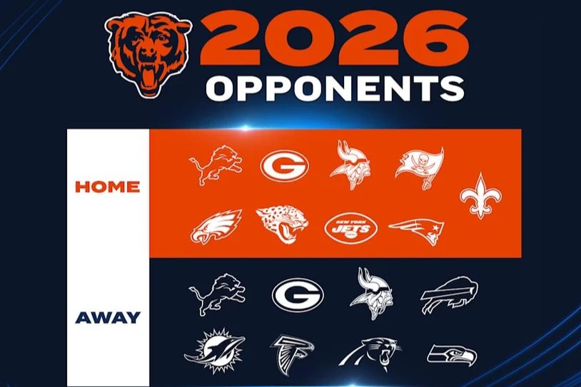 The NFC North 2026 Schedule Comparison: Chicago gets rocked